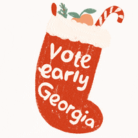 Vote Early Merry Christmas GIF by Creative Courage