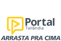 Arrasta Pra Cima Tailandia Sticker by Portal Tailândia de Notícias