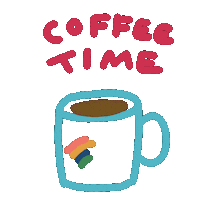 Coffee Time Sticker