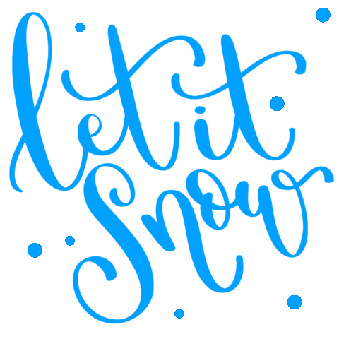 Christmas Snow Sticker