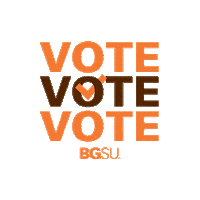 Vote Sticker by Bowling Green State University