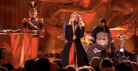 kellie pickler christmas in rockefeller 2018 GIF by NBC