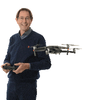 Drone John Sticker by Kuenen Makelaardij