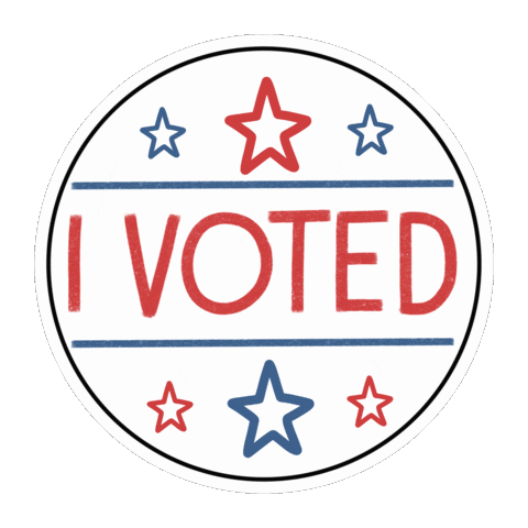 Use Your Voice Vote Sticker