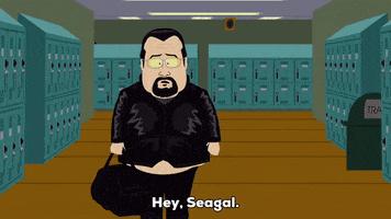 steven seagal security GIF by South Park 