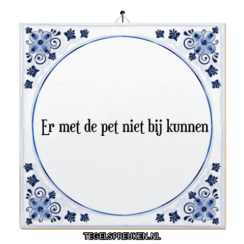 Humor Frustratie Sticker by Tegelspreuken.nl