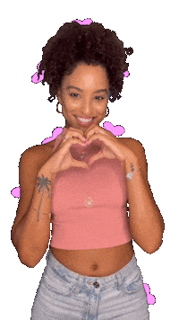 leahmarville love smile woman hearts Sticker