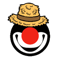 Clown Circus Sticker by Página 9 3/4