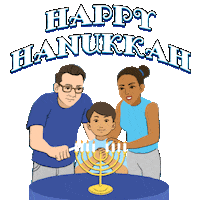 Jewish Hanukkah Sticker by Hello All