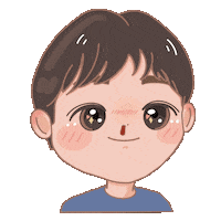 Chibi Blushing Sticker