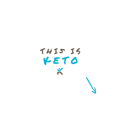 Arrow Point Sticker by Keto-Mojo