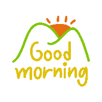 Sun Up Good Morning Sticker