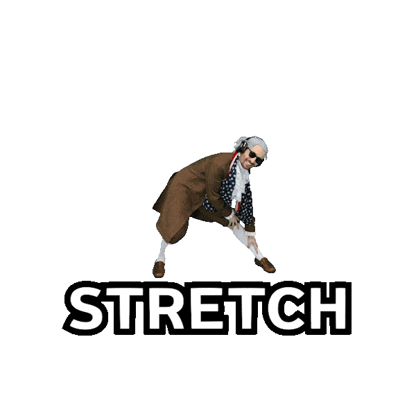 Fitness Stretching Sticker