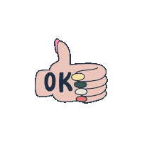 studio20 good ok thumbsup approved Sticker