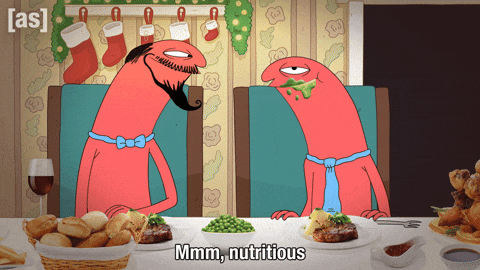 Christmas Dinner GIF by Adult Swim