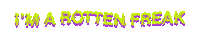 eatrotten gummy worms eat rotten let it rot feed your freak Sticker