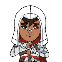 Sad Assassins Creed Sticker by Garena Free Fire Global