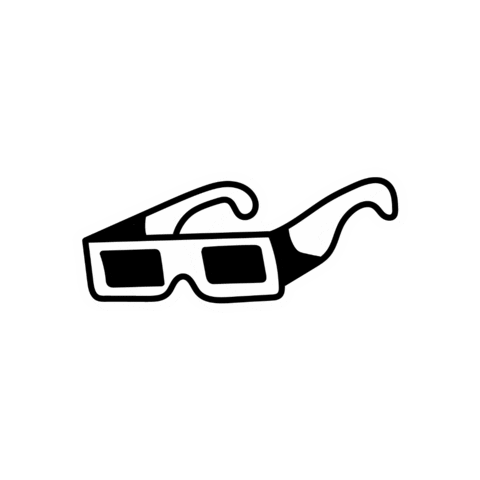 3D Glasses Sticker by created by South