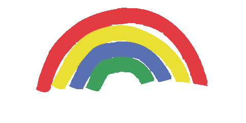 Rainbow Kids Sticker by Tracey Hoyng