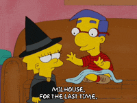bart simpson listening GIF