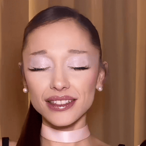 Ariana Grande Laughing GIF