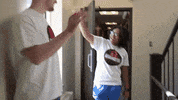 wjcollege happy celebrate college high five GIF