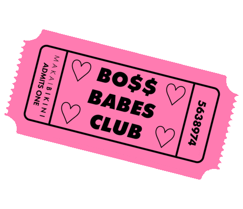Pink Club Sticker by Makai