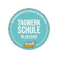 Sticker by Aktion Tagwerk