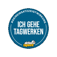 Sticker by Aktion Tagwerk