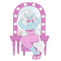 Beauty Self Care Sticker by Glow The Unicorn