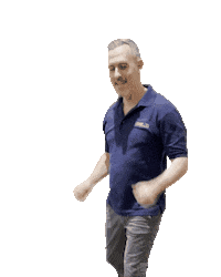 CompleteHI dance celebrate happy dance construction Sticker