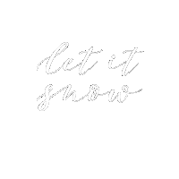Let It Snow Sticker