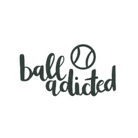 meliz_design dog ball aussie nanook Sticker