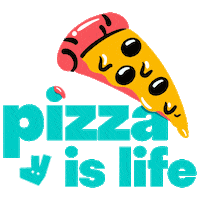Margherita Pizza Sticker by Deliveroo