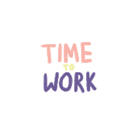 Time Work Sticker