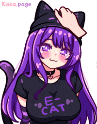 Cat Girl Art GIF