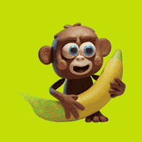 Hungry Monkey GIF
