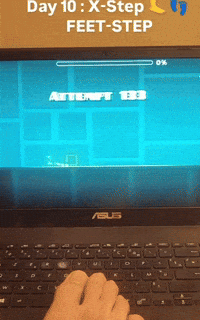 Geometry Dash Foot GIF