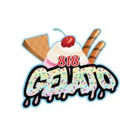 818Brands gelato 818brands 818gelato californiaexotics Sticker
