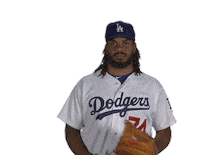 i love la los angeles dodgers Sticker by MLB