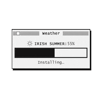 sun rain Sticker by Guy with Red Beard