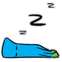Mold Sleeping Sticker by ESN UCT Prague