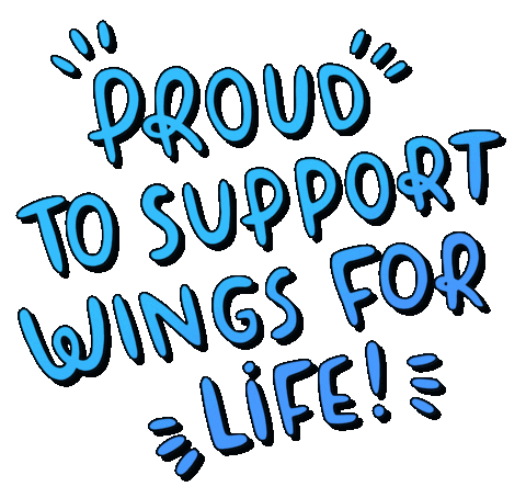 Proud Support Sticker by Wings for Life