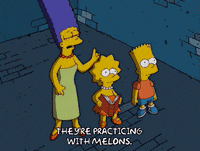 scared bart simpson GIF