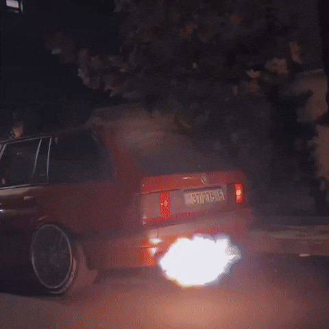On Fire Popcorn GIF