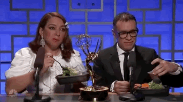 fred armisen eating GIF by Emmys