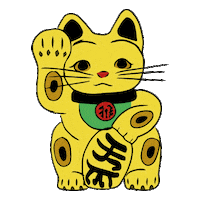 cat luckycat Sticker by The Streetfood Club