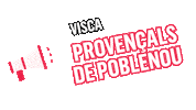 BarcelonaEnComu barcelona bcn barri visca Sticker