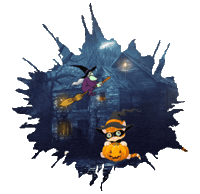 Halloween Witch Sticker
