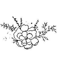 Flower Frame Sticker